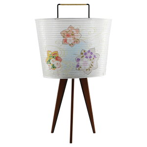 盆提灯 盆ちょうちん お盆 新盆 初盆 御供 回転行灯 廻転灯 「 ROZAN 四季花 」 外絹張二重