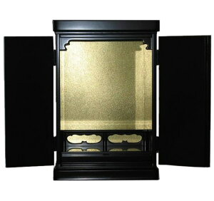 仏壇 ミニ コンパクト ミニ仏壇 コンパクト仏壇 唐木仏壇 高さ 43cm 【 円林 10号 】