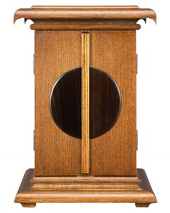 【厨子仏壇】新型タモ(高さ:44cm 幅:31cm)