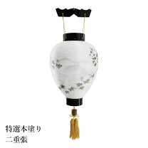 楽天市場】盆提灯絹2重張りの通販