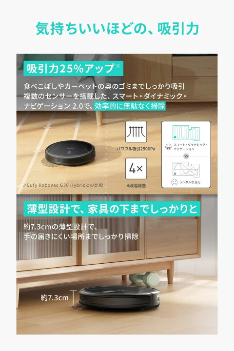 楽天市場】Anker Eufy Clean (ユーフィクリーン) G40 Hybrid+ 