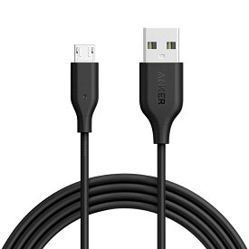 Anker PowerLine Micro USB ケーブル 【急速充電・高速データ転送対応】Samsung、Nexus、LG、Motorola、Android スマートフォン他対応 1.8m ブラック グレー ホワイト