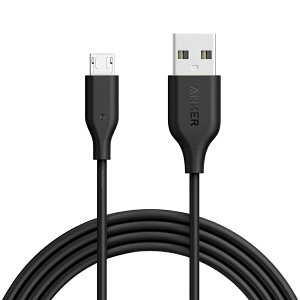 Anker PowerLine Micro USB P[u y}[dEf[^]ΉzSamsungANexusALGAMotorolaAAndroid X}[gtHΉ 1.8m
