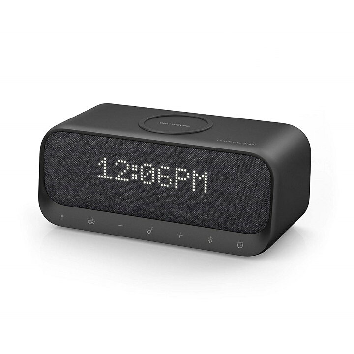 楽天市場 Anker Soundcore Wakey Qi 対応 Bluetooth スピーカー ワイヤレス充電器 高音質 ラジオ 目覚まし時計 10w出力 Iphone Android対応 デュアルドライバー ステレオサウンド アンカー ダイレクト楽天市場店