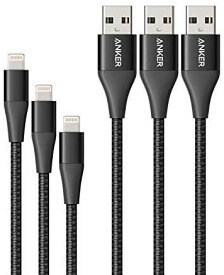 Anker PowerLine+ II Lightning Cableケーブル (3ft), MFi Certified for Flawless Compatibility with iPhone XS/XS Max/XR/X / 8 / 8 Plus / 7 / 7 Plus / 6 / 6 Plus / 5 / 5S and More()