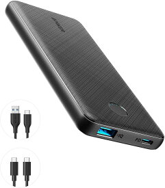 Anker PowerCore Slim 10000 PD 20W (10000mAh PD モバイルバッテリー 超大容量)【USB Power Delivery対応 / PowerIQ搭載 / PSE認証済】 iPhone 12 iPad Air(第4世代) Android その他 各種機器対応