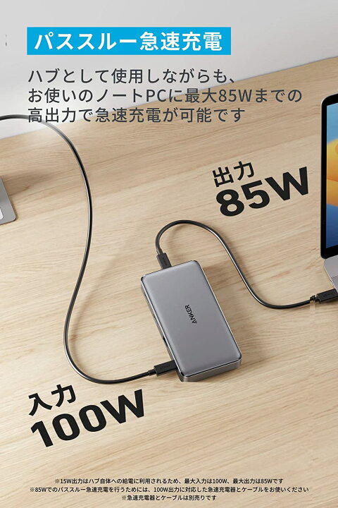 楽天市場】Anker 563 USB-C ハブ (10-in-1, Dual 4K HDMI, for MacBook 