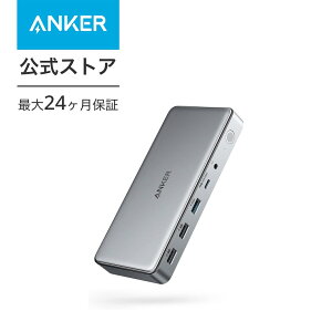 Anker 563 USB-C hbLOXe[V (10-in-1) ő100Wo USB PD Ή MST@\ 3ʏo M1 MacBook 4KΉ HDMI|[g fBXvC|[g 1Gbps C[Tlbg|[g 3.5mm I[fBIWbN USB-A US