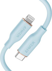 【5/28~6/2 P10倍】Anker PowerLine III Flow USB-C & ライトニング ケーブル MFi認証 PD対応 シリカゲル素材採用 iPhone 14 / 14 Pro / 14 Pro Max / / 13 / 12 / SE / AirPods Pro 各種対応 (0.9m)