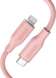 Anker PowerLine III Flow USB-C & ライトニング ケーブル MFi認証 Anker絡まないケーブル USB PD対応 シリコン素材採用 iPhone 14 / 14 Plus / 14 Pro / 14 Pro Max / 13 / 12 / SE 各種対応 (1.8m)