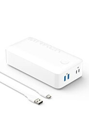 Anker 347 Power Bank (PowerCore 40000) (モバイルバッテリー 30W 40000mAh 大容量) 【PSE技術基準適合/PowerIQ 3.0 (Gen2) 搭載/USB PD対応】MacBook iPhone 14 Android その他各種機器対応