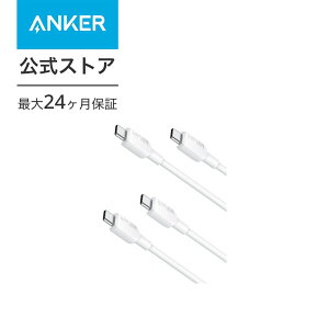Anker 310 USB-C & USB-C P[u 60W USB PDΉ MacBook Pro iPad Pro Galaxy S23  (0.9m zCg 2{Zbg)