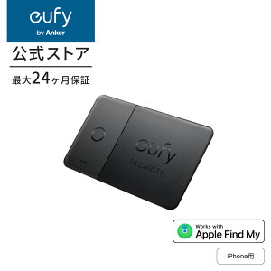 Anker Eufy ([tB) Security SmartTrack Card (iPhonep) (h~gbJ[) yȂ̂AȂ / h~^O / T / AppléuTvɑΉ (iOS[̂) / X}z / uY