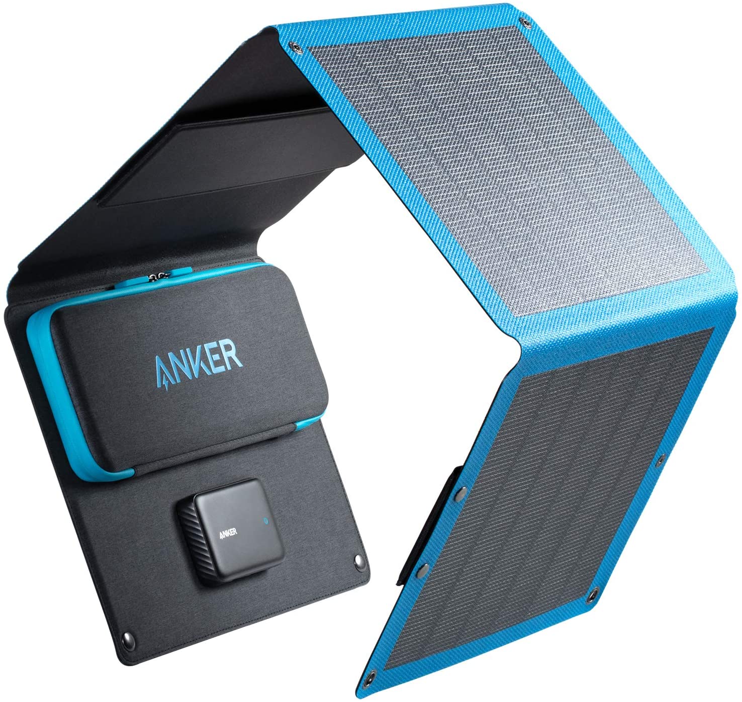 Anker PowerSolar Flex 3-Port 24W (3ポート USBソーラーチャージャー) キャンプ アウトドア iPhone iPad Galaxy Android 各種対応