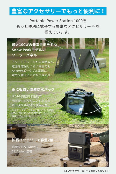 楽天市場】Portable Power Station 1000 ポータブル電源 1056Wh Anker 