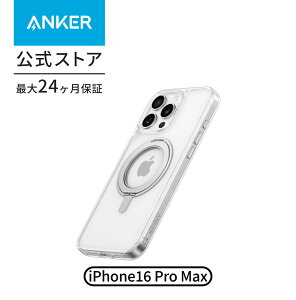 Anker MagGo Magnetic Case (360°�����O�X�^���h, iPhone�V���[�Y�p) MagSafe�Ή� �����O�X�^���h�t�� �X�}�z�P�[�X �}�O�l�b�g����/����~�� / 360°�����ی�/�ϏՌ�/���ϋv��/���΂݂Ȃ�/�ČRMIL�K�i/����