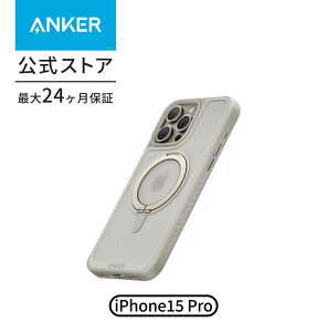 Anker MagGo Magnetic Case (360°�����O�X�^���h, iPhone�V���[�Y�p) MagSafe�Ή� �����O�X�^���h�t�� �X�}�z�P�[�X �}�O�l�b�g����/����~�� / 360°�����ی�/�ϏՌ�/���ϋv��/���΂݂Ȃ�/�ČRMIL�K�i/����