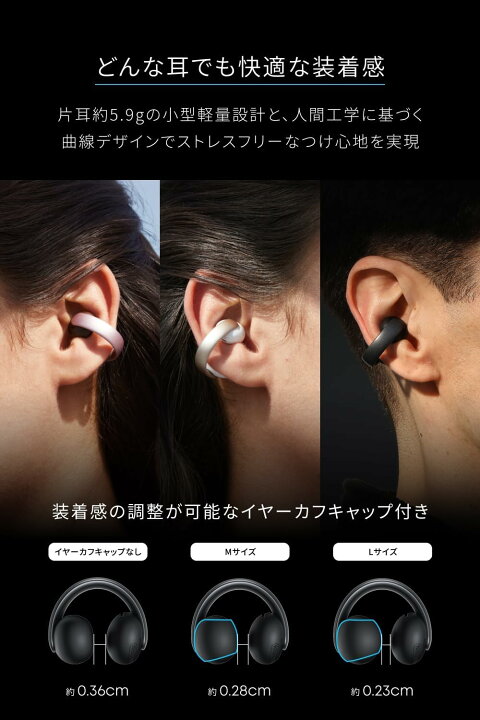 楽天市場】Anker Soundcore AeroClip（Bluetooth 5.4）【オープン 