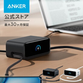 Anker Nano Charging Station (7-in-1, 100W, 巻取り式 USB-C ケーブル) (USBタップ 電源タップ) 【PSE技術基準適合】MacBook iPad iPhone Galaxy Android