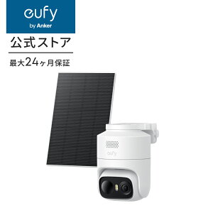 Anker Eufy (���[�t�B) eufyCam C37 (���O�h�ƃJ����) �y���C�����X�ڑ� / 360°�B�e�\ / 300����f / 2K / �h�Ƒ΍� / ���t���ȒP / �\�[���[�[�d / 2.4 GHz Wi-Fi / IP65 �h�o�h�� / �p���`���g / �ǉ������s