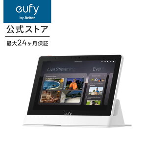 Anker Eufy (���[�t�B) Smart Display E10 �i�Z�L�����e�B�J������p�f�B�X�v���C�j�y�h�ƃJ���� / �Ď��J����/ ���K�Ғʒm / �Z�L�����e�B���|�[�g / 24���ԃo�b�e���[���� / 8GB�����X�g���[�W�z