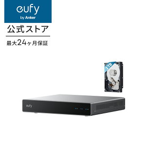 Anker Eufy (���[�t�B) Network Video Recorder S4 (NVR���R�[�_�[) �yPoE�J�����Ή� / ���R�[�_�[ / 24���Ԙ^�� / �펞�^�� / AI���m / �J�����ő�8��ڑ� / ��F�� / ���m�G���A�ݒ� / 2TB�����X�g���[�W / �ő�1