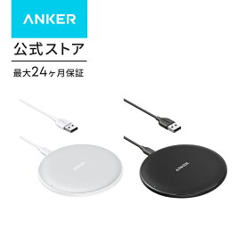 Anker PowerWave 10 Pad ワイヤレス充電器 Qi認証 iPhone 15 / 14 / 13 Galaxy AirPods 各種対応 最大10W出力