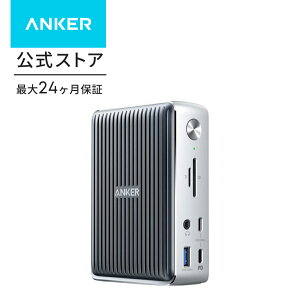 Anker PowerExpand Elite 13-in-1 Thunderbolt 3 Dock �h�b�L���O�X�e�[�V���� 85W�o�� USB Power Delivery �Ή� USB-C�f�[�^ & �[�d�|�[�g USB-A�|�[�g 4K�Ή� HDMI�|�[�g
