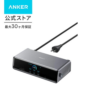 Anker Prime �h�b�L���O�X�e�[�V���� (14-in-1, Triple Display, DisplayLink) �ő�8K 3��ʓ����o�� USB PD �ő�140W�o�͑Ή�USB-C�A�b�v�X�g���[���|�[�g 10Gbps�����f�[�^�]�� GaN���� AC�A�_�v�^���� ��p�V�X�e