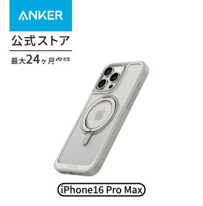 Anker MagGo Magnetic Case (360°�����O�X�^���h, iPhone�V���[�Y�p) MagSafe�Ή� �����O�X�^���h�t�� �X�}�z�P�[�X �}�O�l�b�g����/����~�� / 360°�����ی�/�ϏՌ�/���ϋv��/���΂݂Ȃ�/�ČRMIL�K�i/����