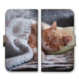 スマホケース 手帳型 iPhone 13 SE 12 pro XR 全機種対応 猫 子猫 写真 キャット cat 可愛い おしゃれ お洒落 寝ている 睡眠 眠い ネコ コネコ AQUOS sense6 wish2 plus Xperia 10 1 IV III Ace III 5 Galaxy S22 OPPO Reno7A 5A