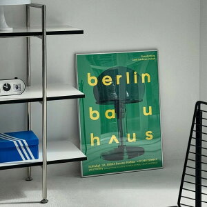 BAUHAUS WG24 �V���o�[�t���[���t�� �|�X�^�[ 70×50cm