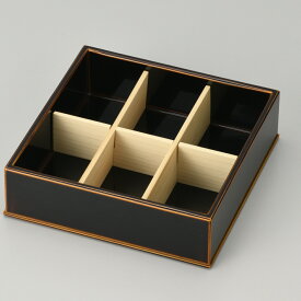 6.0（17.4cm)重箱用六ツ仕切（仕切のみ）重箱 仕切 お節 運動会春慶塗 飛騨春慶 国産 日本製 白木 木製