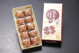 湯の花饅頭(つぶし餡)10個入り北海道産の小豆を使用して自社工場で練り上げております。