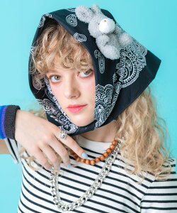 TEDDY ankoROCK �y�C�Y���[�o���_�i�X�J�[�t / �����Y ���f�B�[�X ���j�Z�b�N�X �� �n���J�` �ʂ������