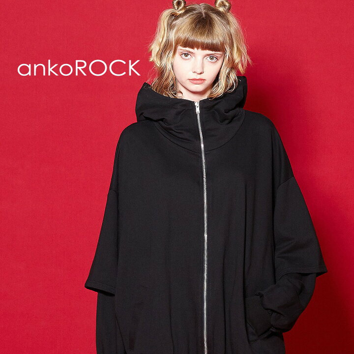 楽天市場】ankoROCK アンコロック ジップアップパーカー レディース  