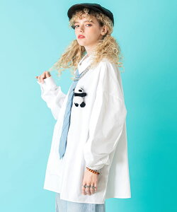 TEDDY ankoROCK �V���c -�I�[�o�[�T�C�Y- / �����Y ���f�B�[�X ���j�Z�b�N�X �g�b�v�X �V���c/�u���E�X ���� �r�b�O�V���G�b�g �����|�C���g �Z�[�� �o�[�Q��