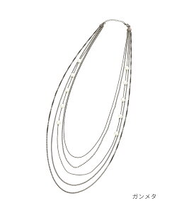 an meets zakka �p�[���~�b�N�X5�A�`�F�[���l�b�N���X(90cm) / �����Y ���f�B�[�X ���j�Z�b�N�X �V���o�[ �S�[���h �K�����^ �d�˕t��