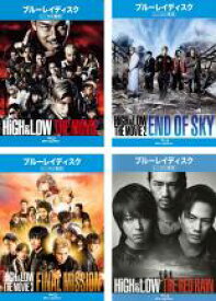 【バーゲンセール】【中古】Blu-ray▼HiGH&LOW THE MOVIE(4枚セット)1、2 END OF SKY、3 FINAL MISSION、THE RED RAIN ブルーレイディスク レンタル落ち 全4巻 ケース無