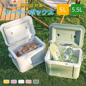 クーラーボックス 小型 コンパクト かわいい 5L 5.5L 限定カラー おしゃれ クーラーバッグ クーラーバスケット クーラーBOX 保冷バッグ 保冷 キャンプ用品 レジャー 海 海水浴 BBQ 釣り 部活 収納ボックス