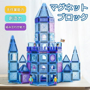 マグネットブロック 磁気おもちゃ パネル 知育玩具 クリア 65/128/356ピース磁石 積み木 立体パズル マグビルド キッズ 幼児 こども 小学生 お祝い 誕生日 ギフト