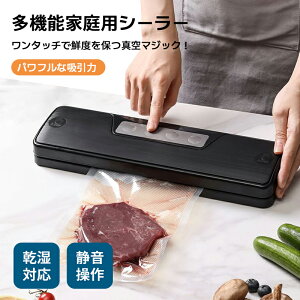 真空パック機 真空シーラー シーラー 乾湿対応 多機能 乾燥物 汁気物 自動脱気 停止 シールのみ 真空シール 卓上 マルチパッケージ作業 鮮度長持ち 操作簡単 コンパクト 液体対応 家庭用 真