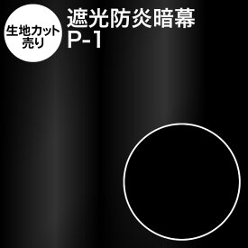 【10%OFF！】暗幕 生地【カット売り/10cm単位】アンマクヤオリジナル ポリエステル暗幕 P-1 生地幅150cm 遮光1級 防炎（イ） 国産 日本製（あんまく 遮光布 遮光生地 遮光カーテン 防炎カーテン 暑さ対策 Web会議 撮影用 背景）