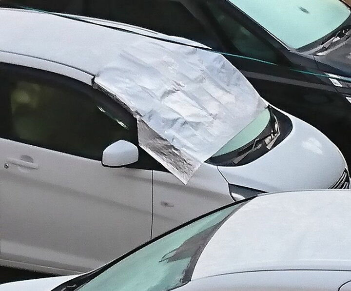 楽天市場】日よけ《遮光率100%》車用 外付けサンシェード テクミラー 