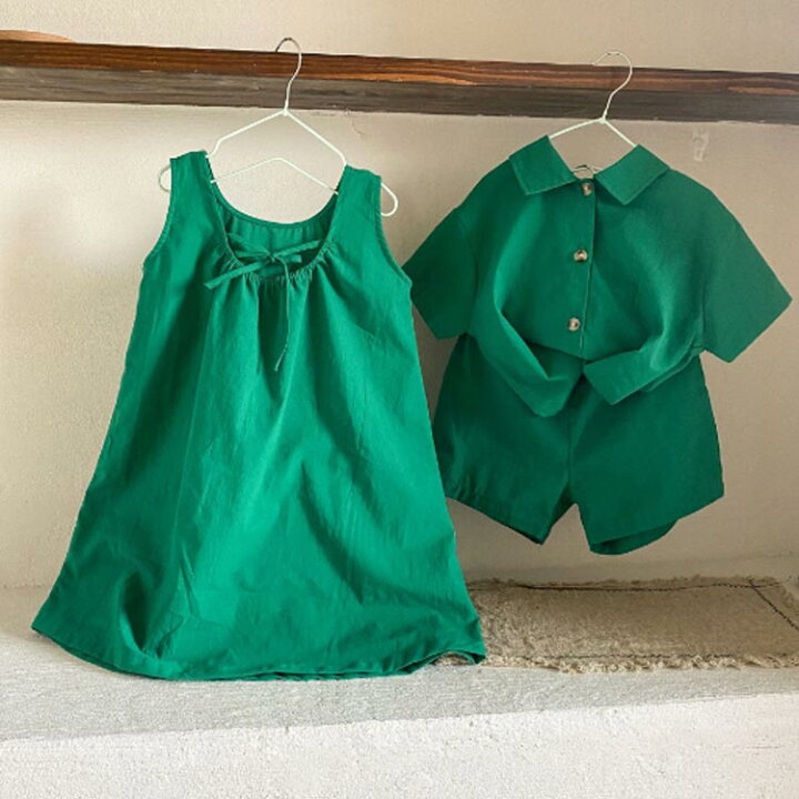 楽天市場】セットアップ キッズ ワンピース 女の子 男の子 子供服 兄妹 