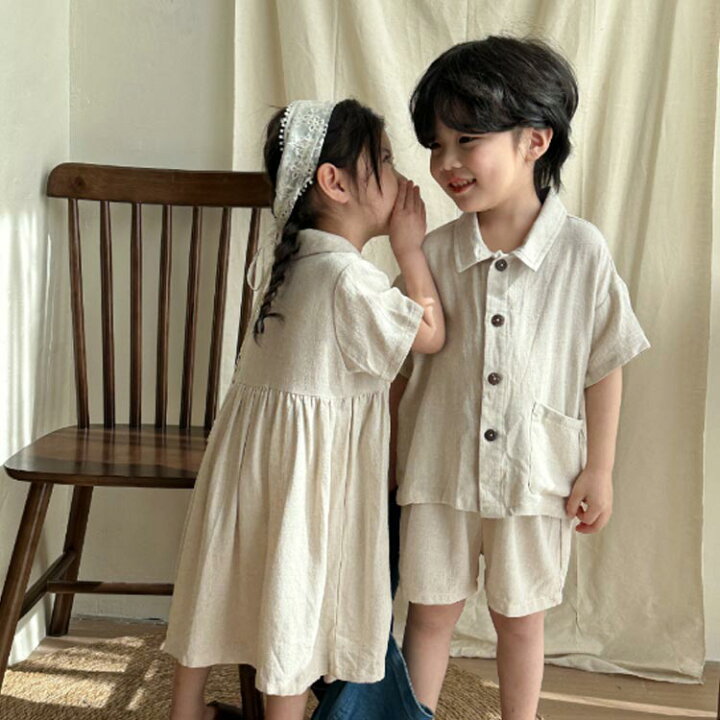 楽天市場】子供服 兄妹 服 セットアップ キッズ ワンピース 女の子 