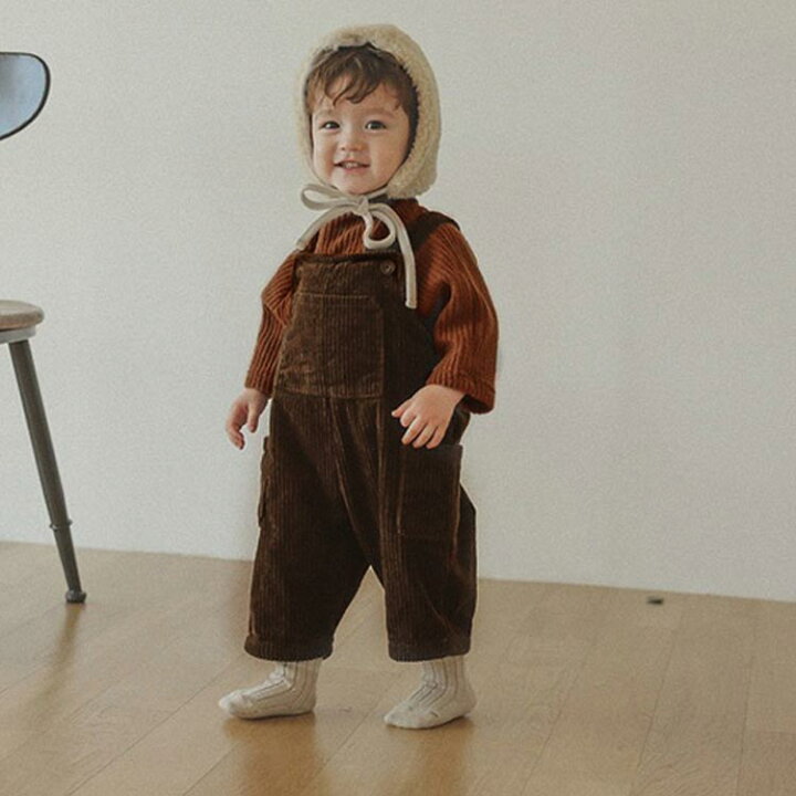 楽天市場】コーデュロイ サロペット オーバーオール キッズ 子ども 