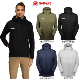 マムート ジャケット アウター メンズ マウンテンパーカー MAMMUT Granite SO Hooded Jacket AF Men 1011-00322 アウトドア トレッキング サイズXS〜XL 正規品 2024春夏新作 送料無料(ネコポス便)