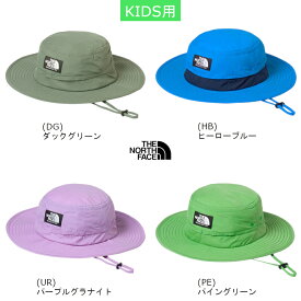 ノースフェイス キッズ 帽子 子ども 日よけ ハット THE NORTH FACE キッズホライズンハット KIDS HORIZON HAT 男の子 女の子 紫外線 日差し防止 UVケア 撥水 NNJ02520 2025春夏新作 正規品 送料無料(ネコポス便)
