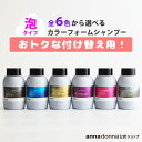 【公式ショップ限定】【おトクな付け替え用】エブリ　カラーフォームシャンプー 付け替え用 (250mL)全6色(アンナドンナ カラーシャンプー アッシュ ピンク ブルー シルバー グレー ベージュ ヘアカラー カラシャン ムラシャン 泡 ムラサキ 紫 青 詰め替え)